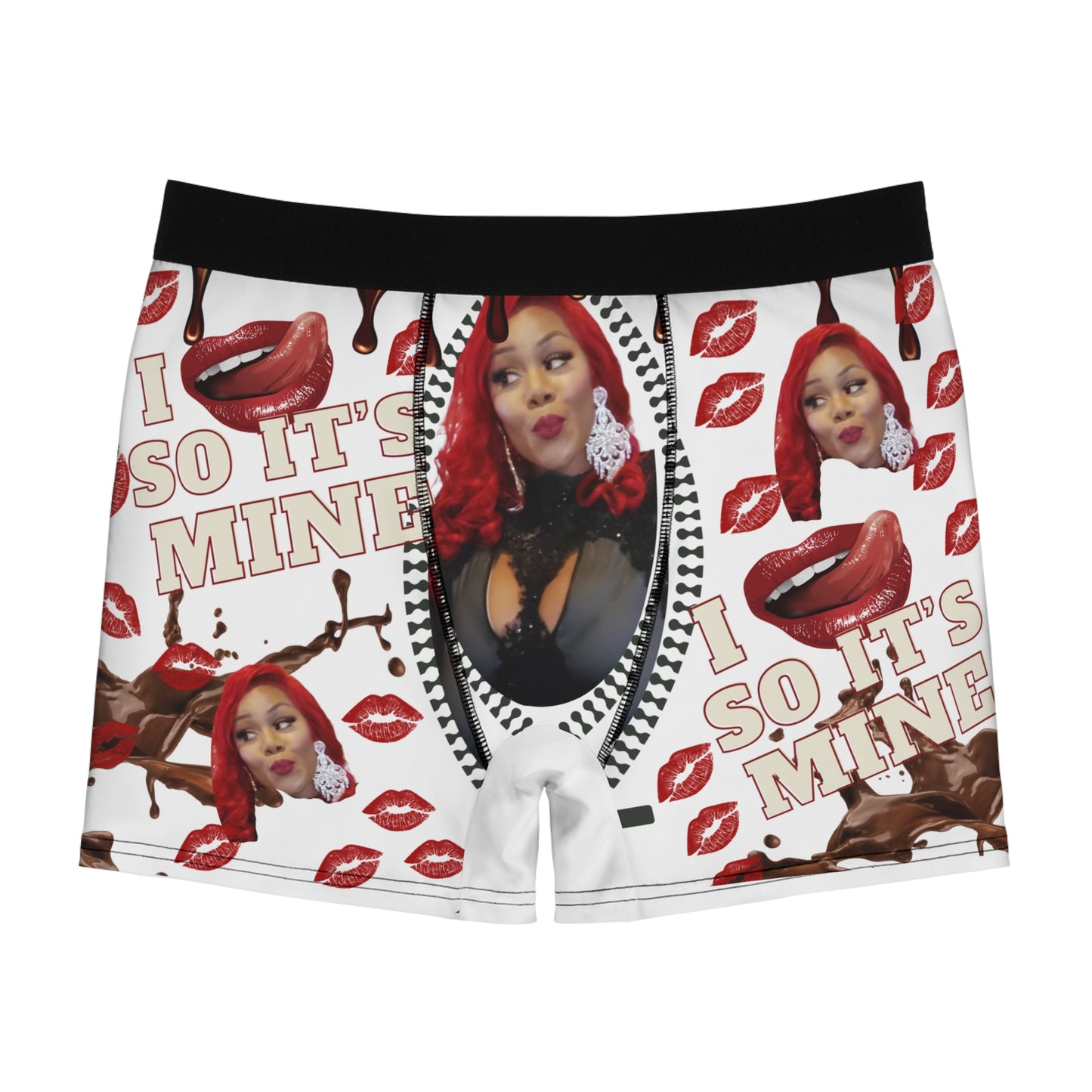 Personalized Face Boxers - "I licked it"