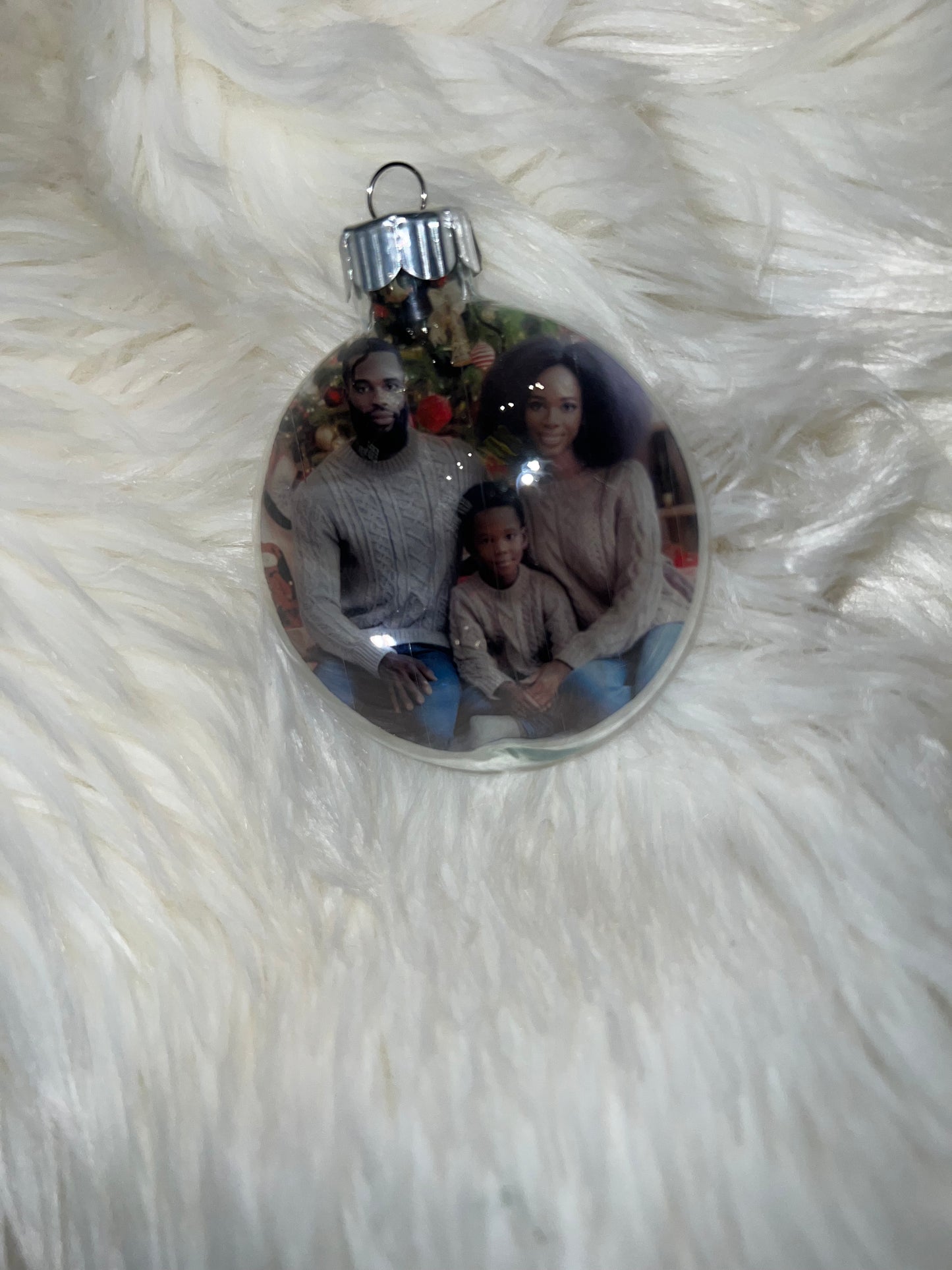 Custom photo ornament