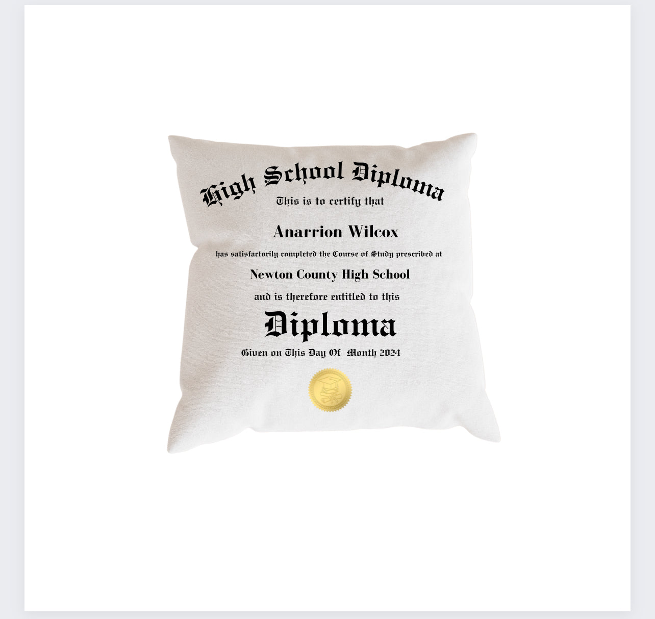 Grad Pillow