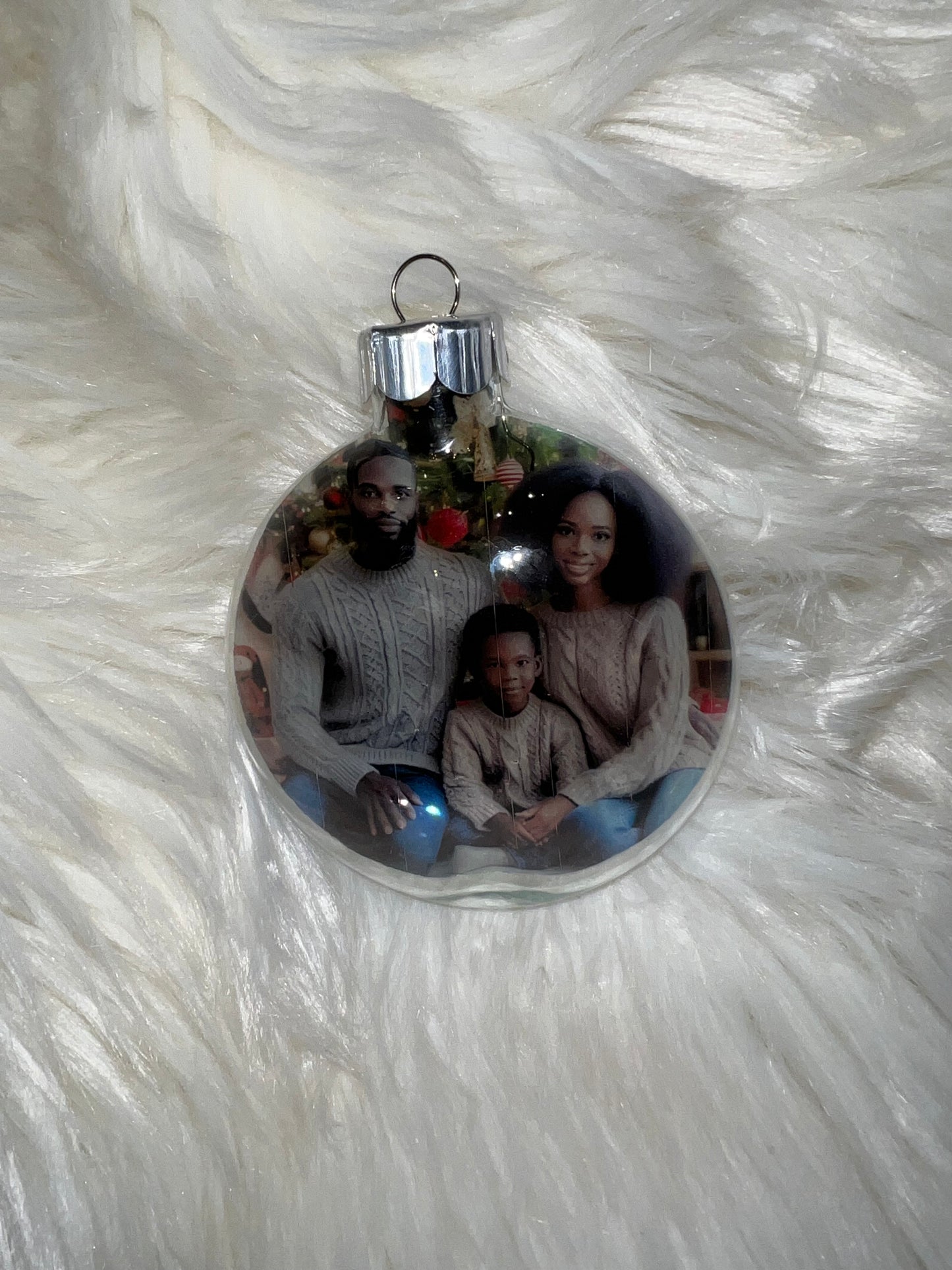 Custom photo ornament