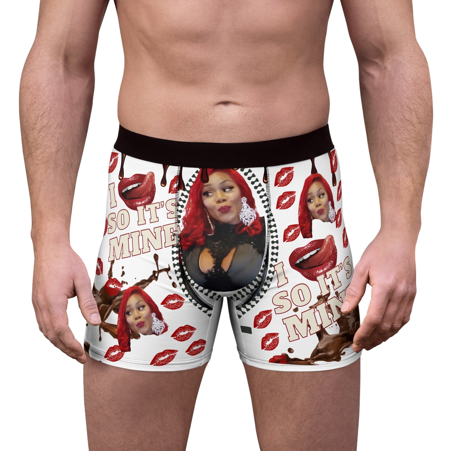 Personalized Face Boxers - "I licked it"