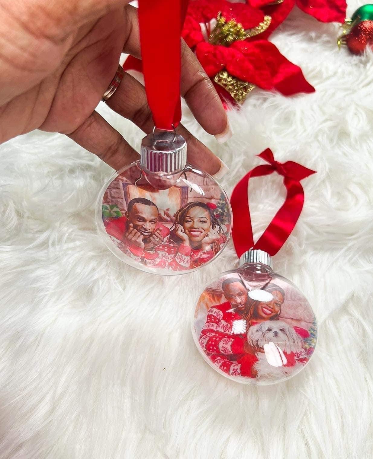 Custom photo ornament