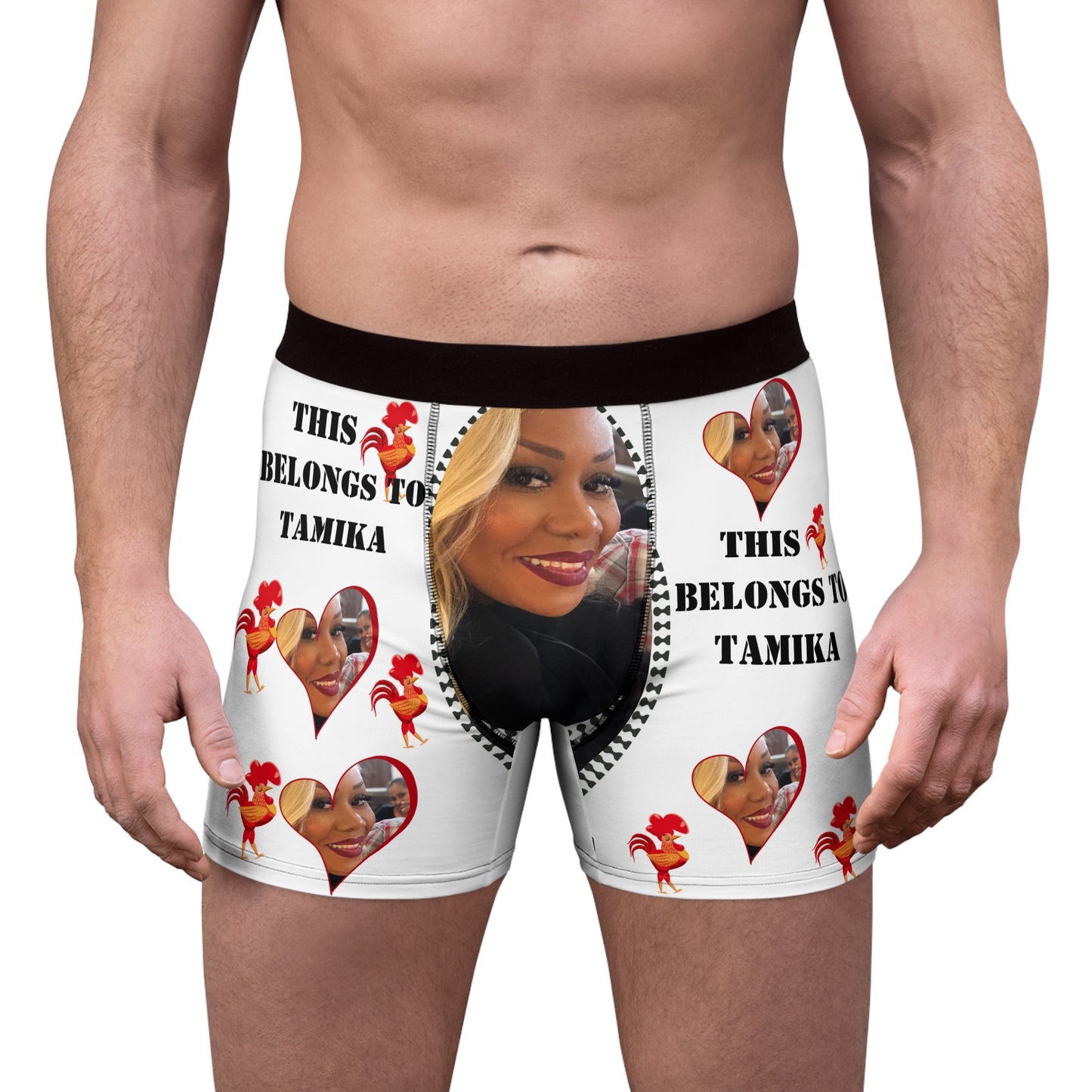 Personalized Face Boxers - This Cock Belongs to *insert your name*