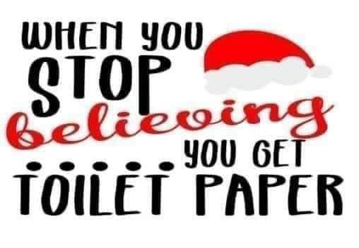Holiday themed Toilet paper