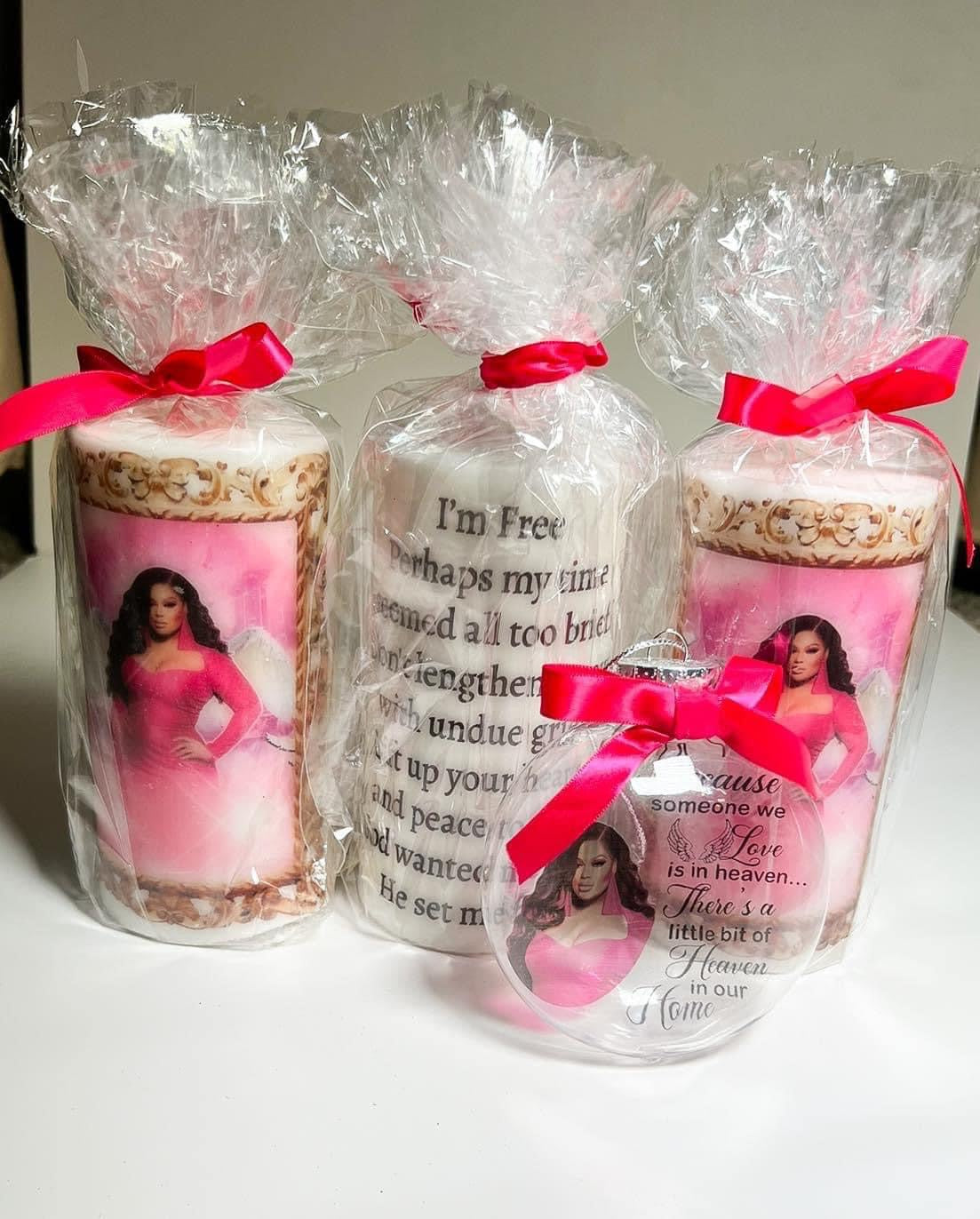 Custom Photo Candle
