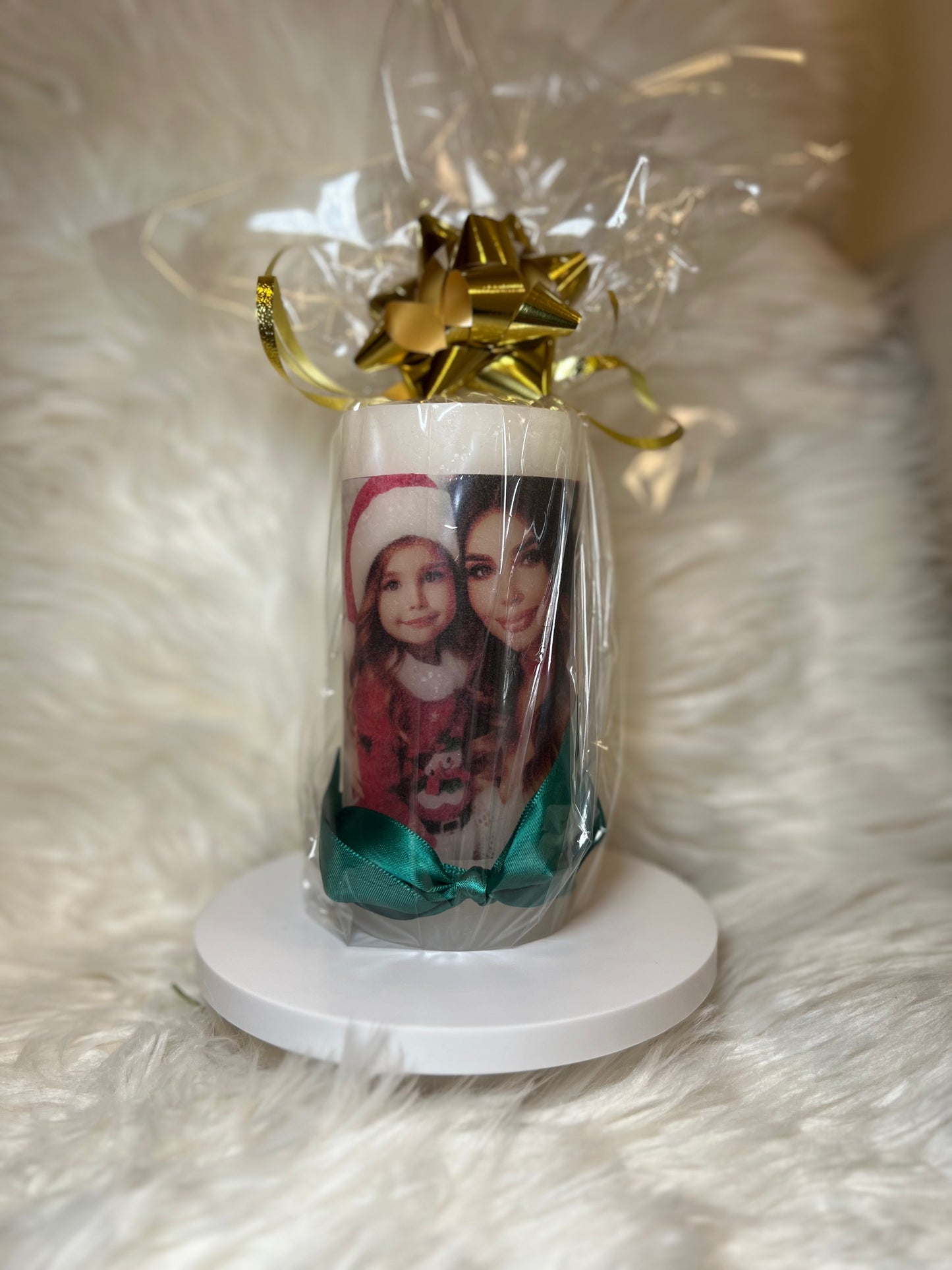 Custom Photo Candle