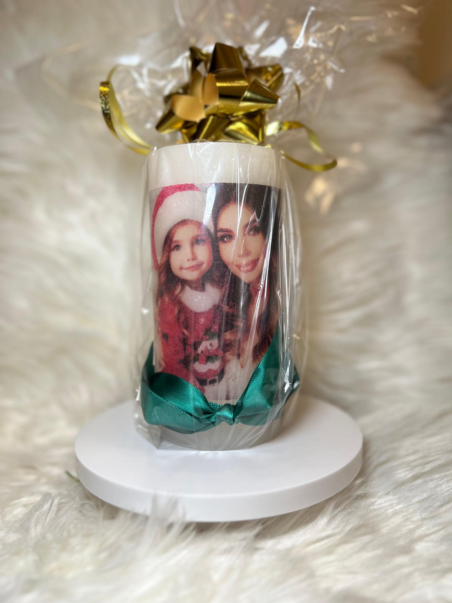 Custom Photo Candle