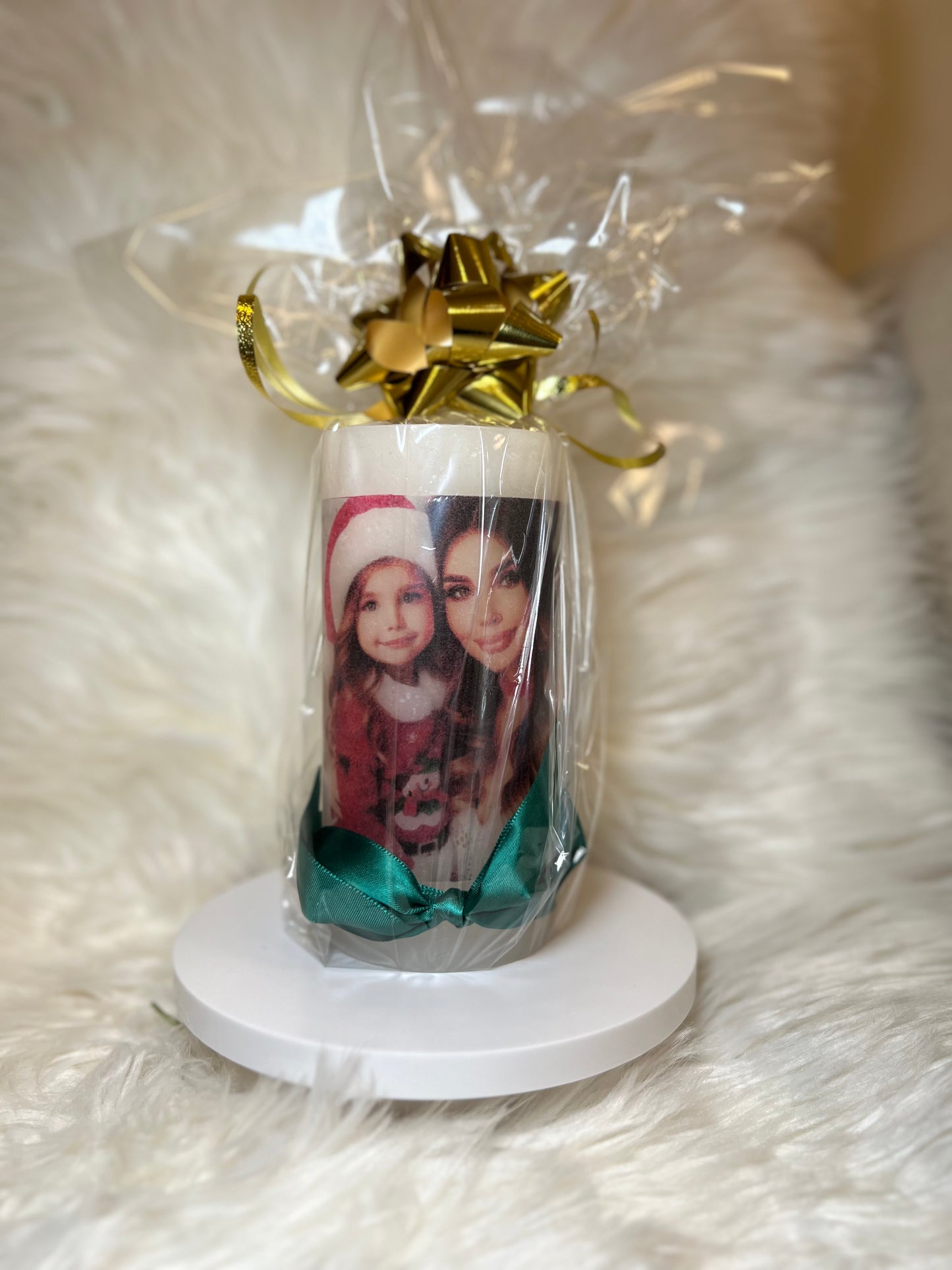 Custom Photo Candle