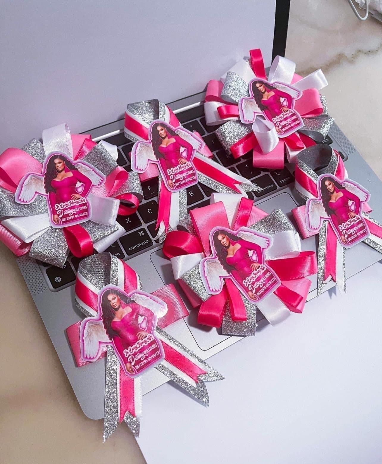 Custom Ribbon Pin – The Crimson Crafts