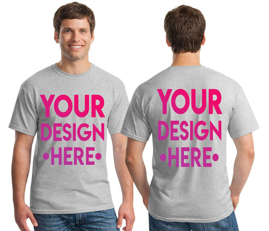 Custom T-Shirt Design and production - Double Sided